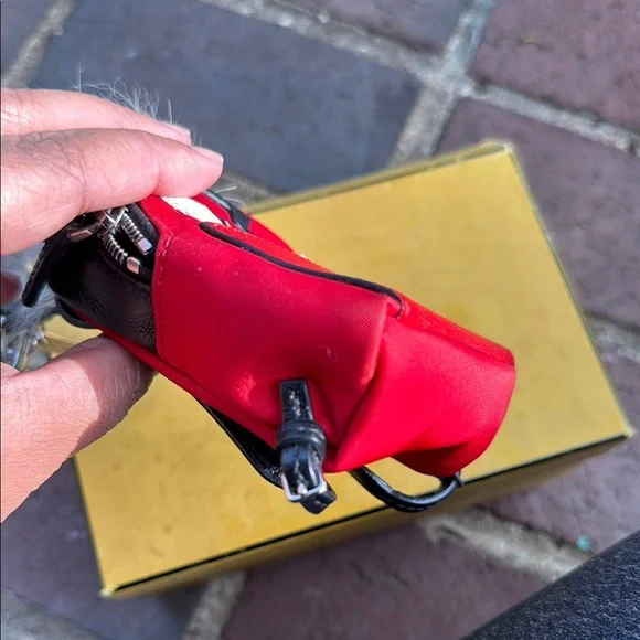 Fendi Monster Eyes Fur Key Ring and Bag Charm in Nylon and Leather - Picture 10 of 10